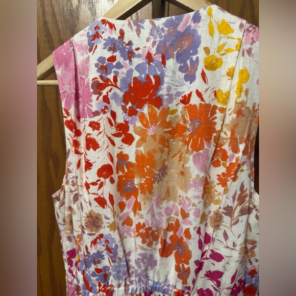 NWT Derek Lam 10 Crosby TIA Floral Printed Stretch Linen Mini, Rose Multi, 10 - Picture 13 of 16